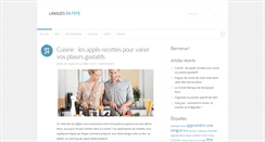 Desktop Screenshot of languesenfete.fr